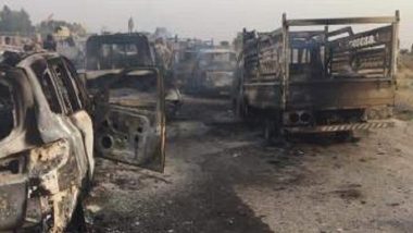 تدمير سيارات "داعش" جنوب الفلوجة 